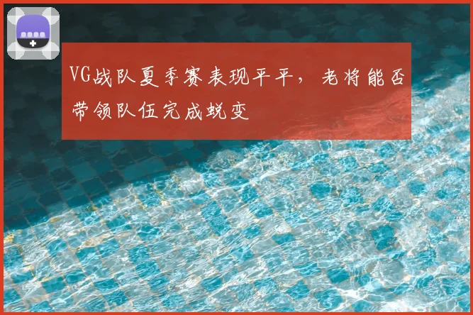 VG战队夏季赛表现平平，老将能否带领队伍完成蜕变